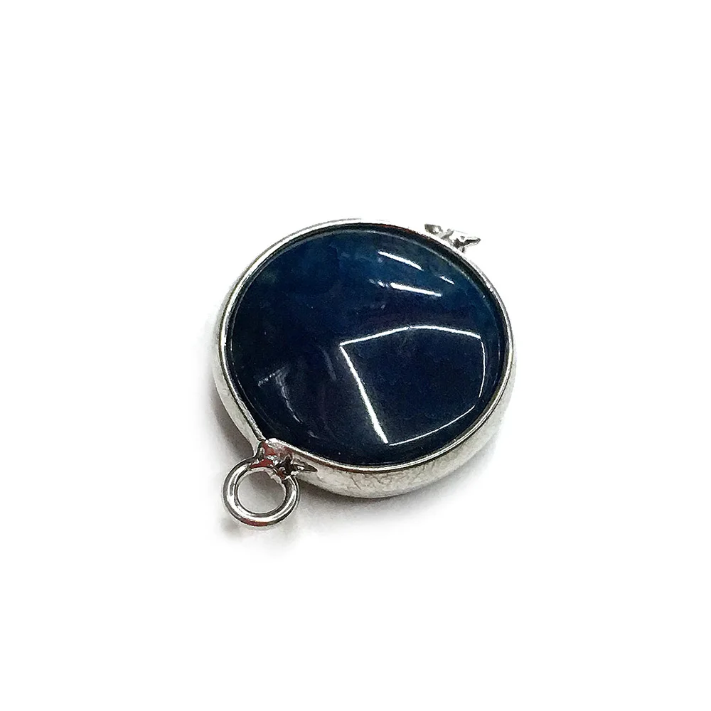 Подвеска из натурального агата круглые полированные разноцветные Агаты шармы