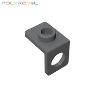 polyroyal building blocks moc parts 1x1 neck bracket 10pcs compatible assembles particles educational toy 42446