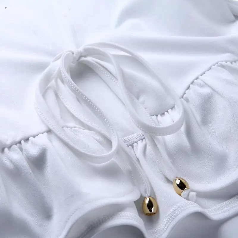 Шикарные сексуальные женские топы и блузки с v-образным вырезом на шнуровке