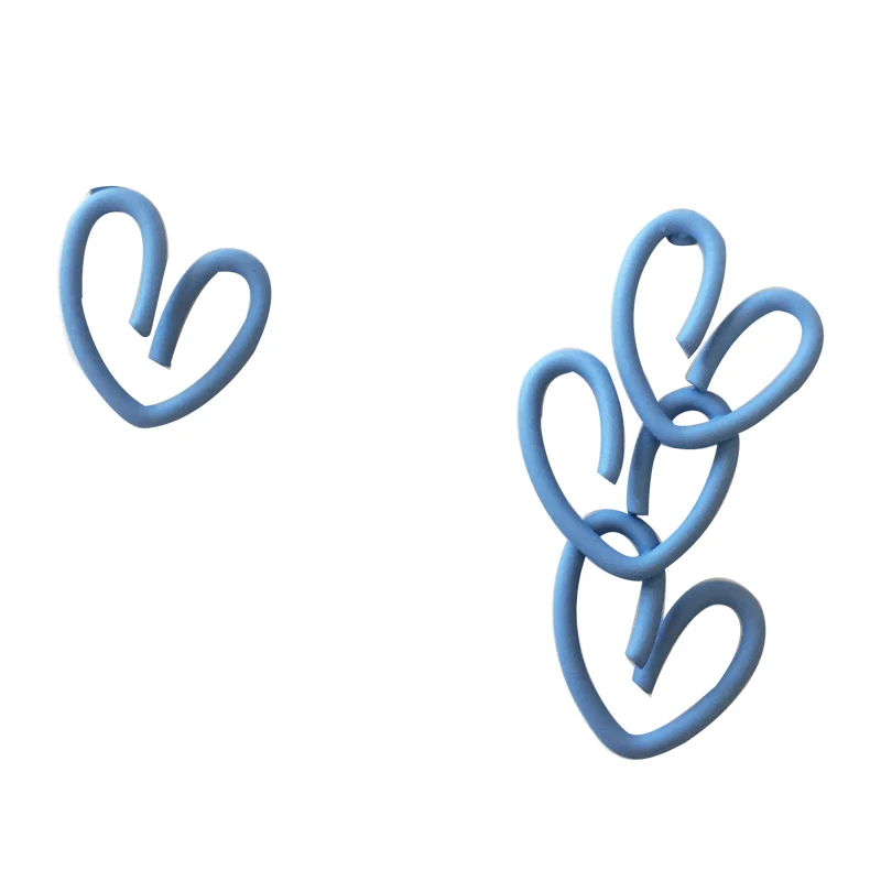 

Bilandi S925 needle Heart Earrings Popular Design Sweet Korean Temperament Asymmetrical Drop Earrings For Women Gifts