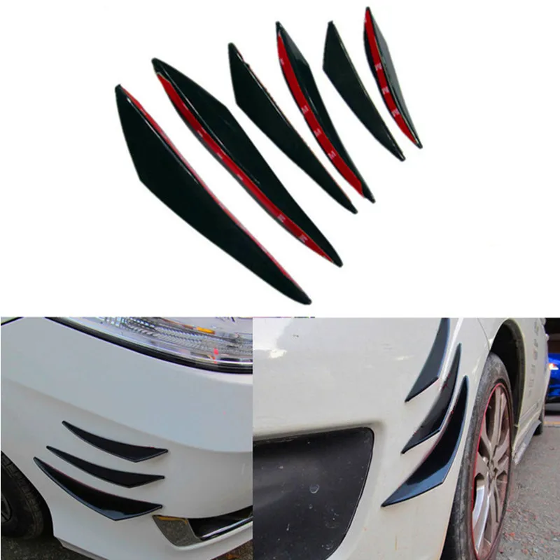 6 шт. разветвитель для переднего бампера автомобиля спойлер Toyota Corolla | Автомобили