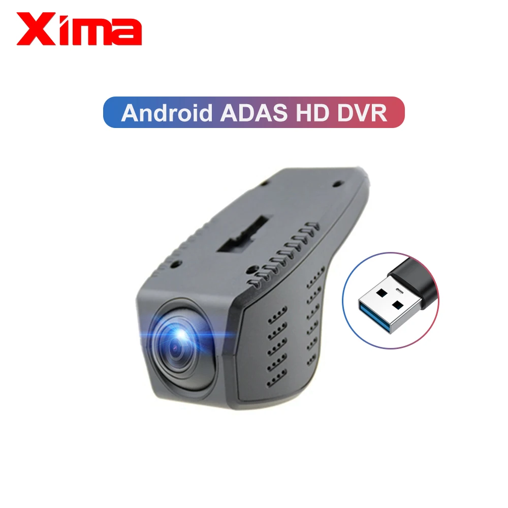 ADAS 1080P видеорегистратор Автомобильный с USB Android ночная версия рекордер для