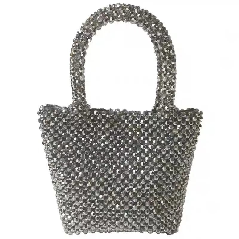 

Fairy online celebrity Lu Jieyun beaded handbag hand-woven Pearl bag girl