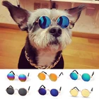 Очки солнцезащитные круглые для маленьких собак, кошек, аксессуар для фотографий