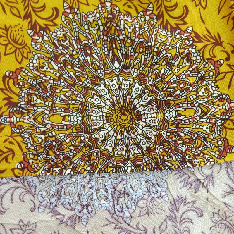 Женское платье с шарфом разноцветное хлопковое Повседневное длинным рукавом и