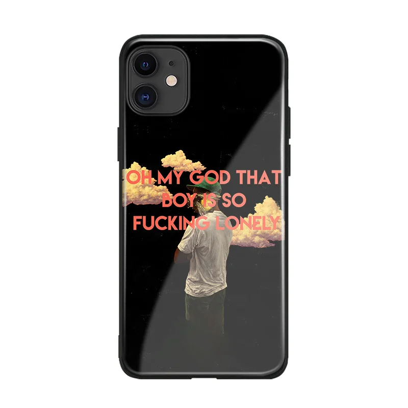 Слоган Tyler the Creator Trend мягкий силиконовый стеклянный чехол для телефона iPhone 6 6s 7 8 Plus