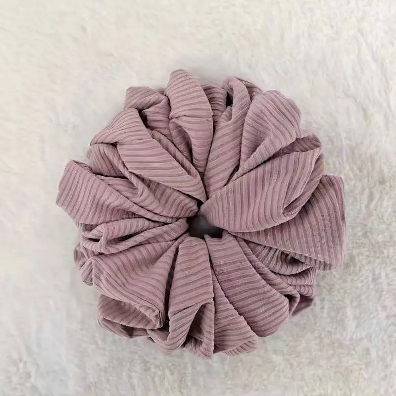 

Large Hair VOLUMIZING SCRUNCHIES for Hijab Muslim Women's Hair Ties Elastic Hair Rubber Bands Female Hairband