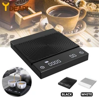 ydeapi b22 new version black mirror basic coffee scale kitchen scales with auto timing for both espresso and pour over digital