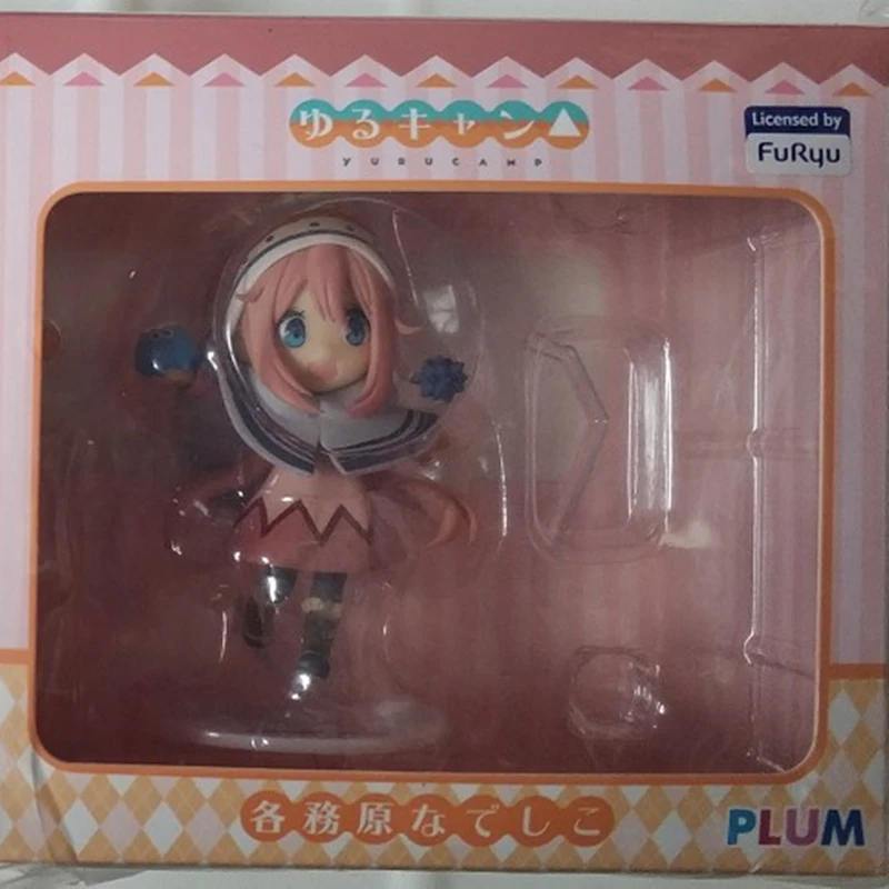 

Original Anime Figure Plum Yurucamp Laid Back Camp Kagamihara Nadeshiko Shima Rin Cute Pvc Action Figure Model Toys