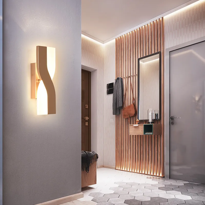 Simple Creative Indoor Wall Light Rotating Led Children Bedroom Bedside Decoration Nordic Living Room lamps | Лампы и освещение