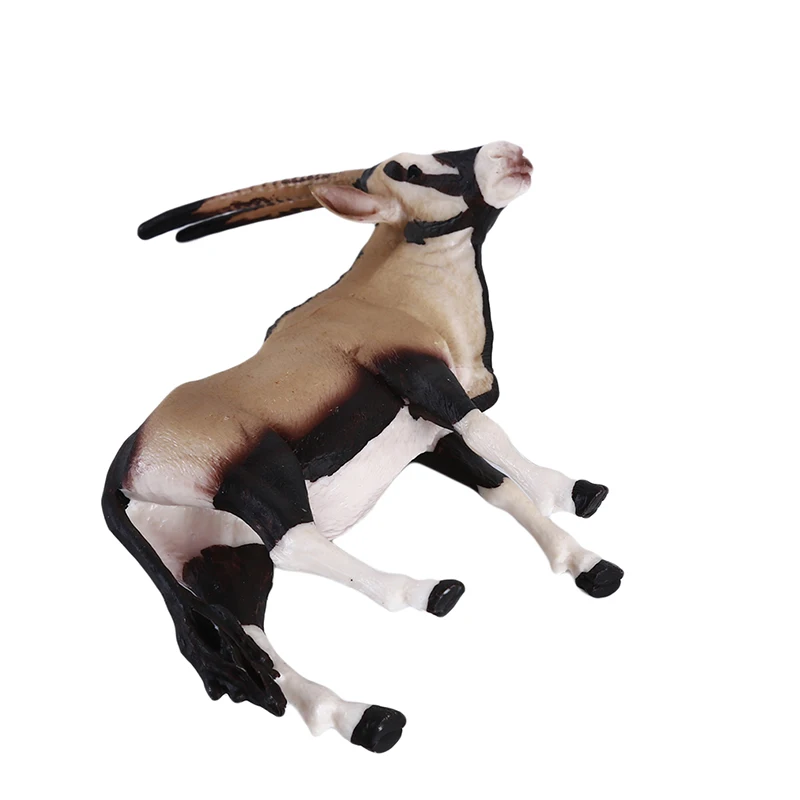 

Plastic Horse African Wildlife Model Toy Antelope Simulation Long-horned Buffalo Not Schleichs Papoes Safaries Toys