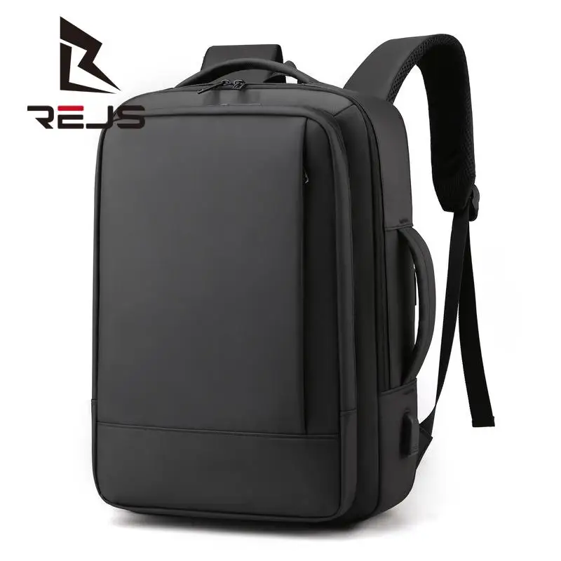 

REJS Mochila Men Commuter Backpack Laptop Business Casual Backpacks Male Daily Work Back Pack Lightweight Student Rucksack Bolsa