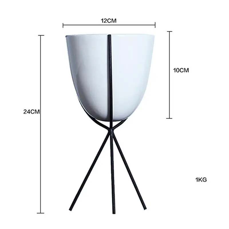 Мясистые растения для цветов горшок железный гидропонного искусства настольный