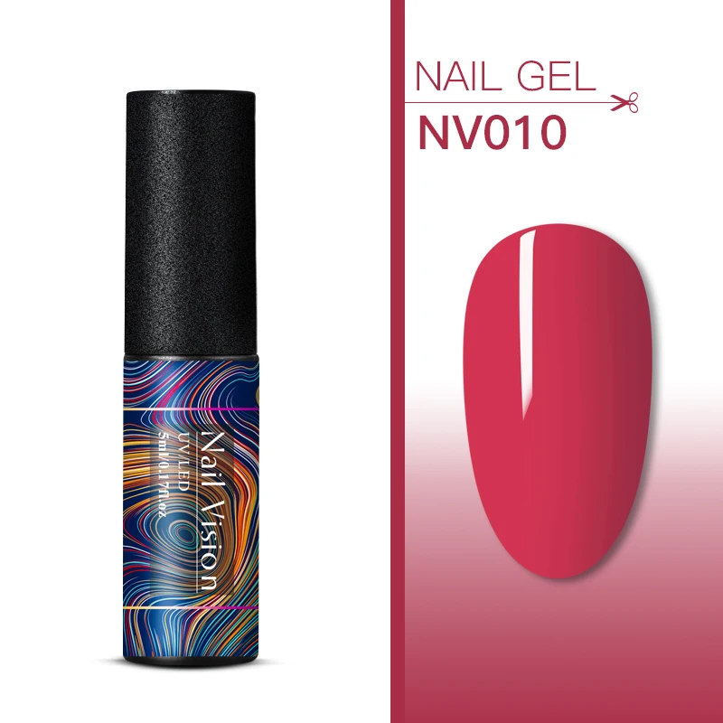 S06605 Nail Vision, 176 цветов, чистый цвет, набор гель-лаков, UV Vernis, полуперманентный, впитывающий, 5 мл, Гель-лак для ногтей, маникюра - Цвет: S06605