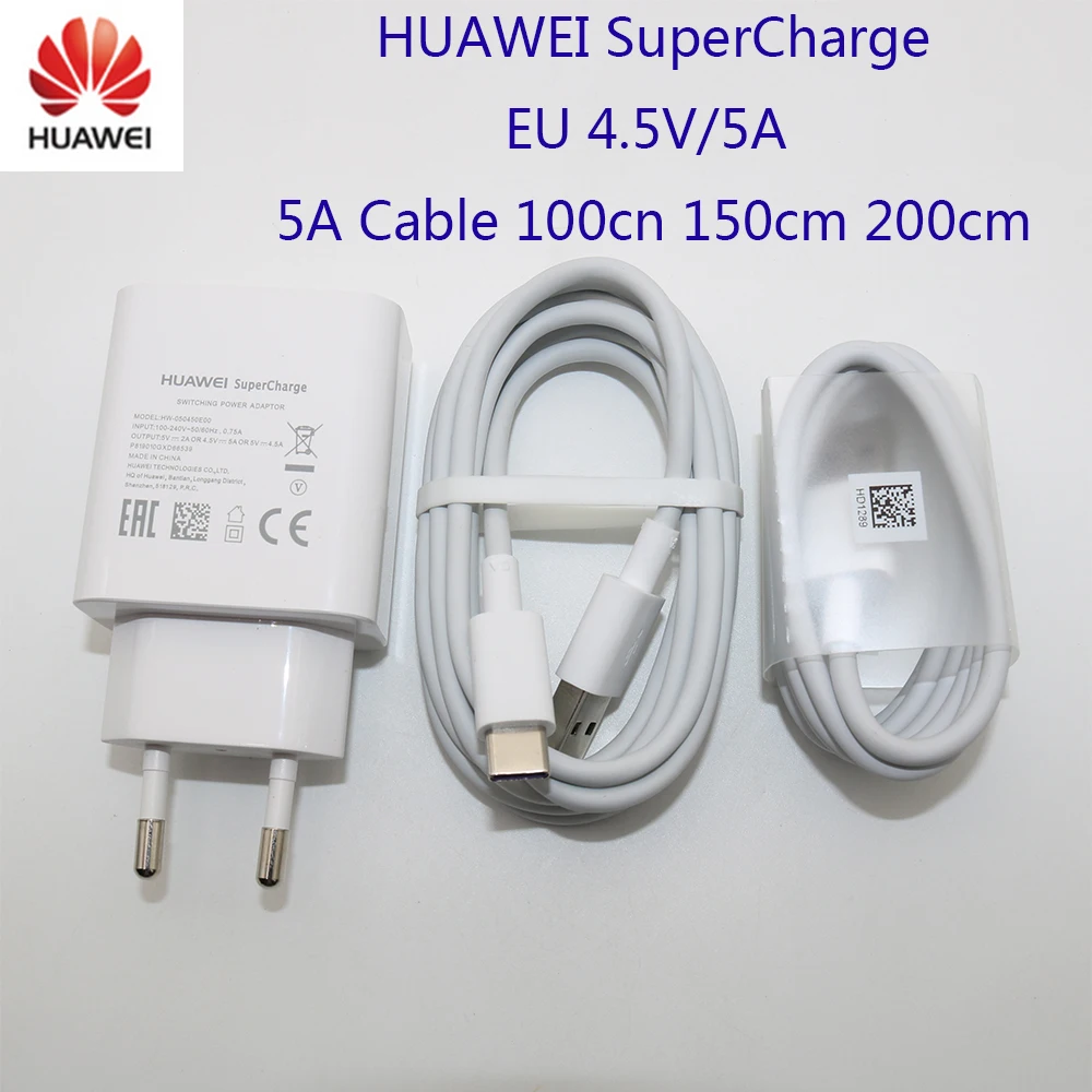 100% оригинальное USB зарядное устройство Huawei для путешествий быстрая зарядка 5 в а