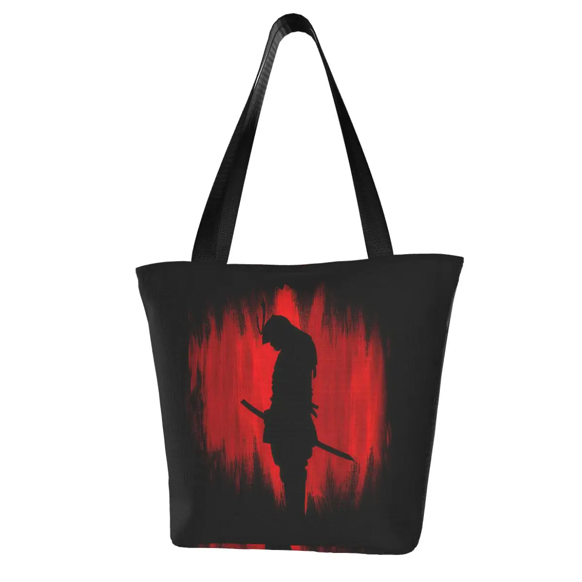 The Way Of The Samurai Warrior Shopping Bag Aesthetic Cloth Outdoor Handbag Female Fashion Bags