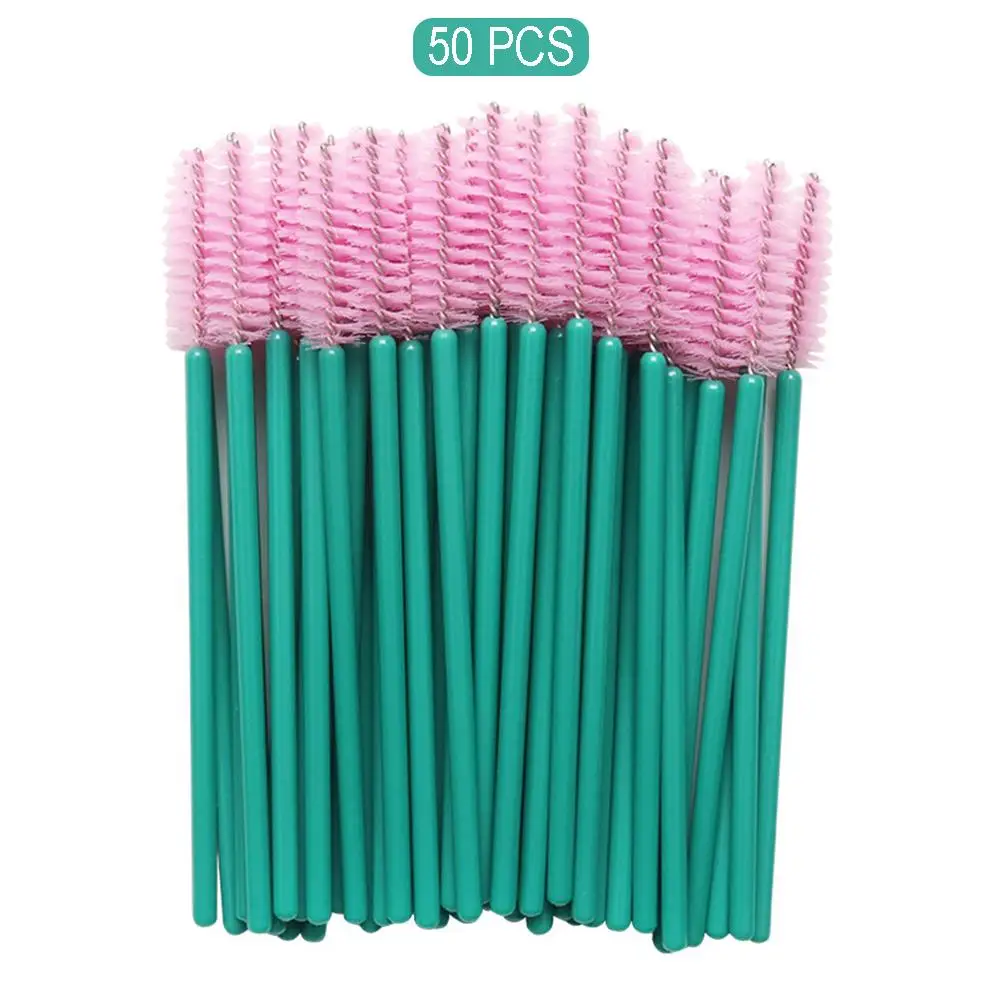 Новинка 50 шт./компл. щетка для ресниц Макияж щеточки Одноразовые Тушь палочки