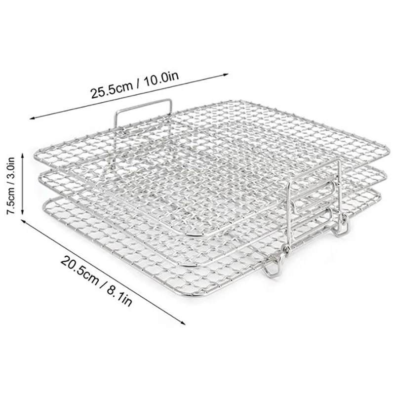 Air Fryer Rack For Ninja Multi-Layer Dehydrator Toast Accessorie |