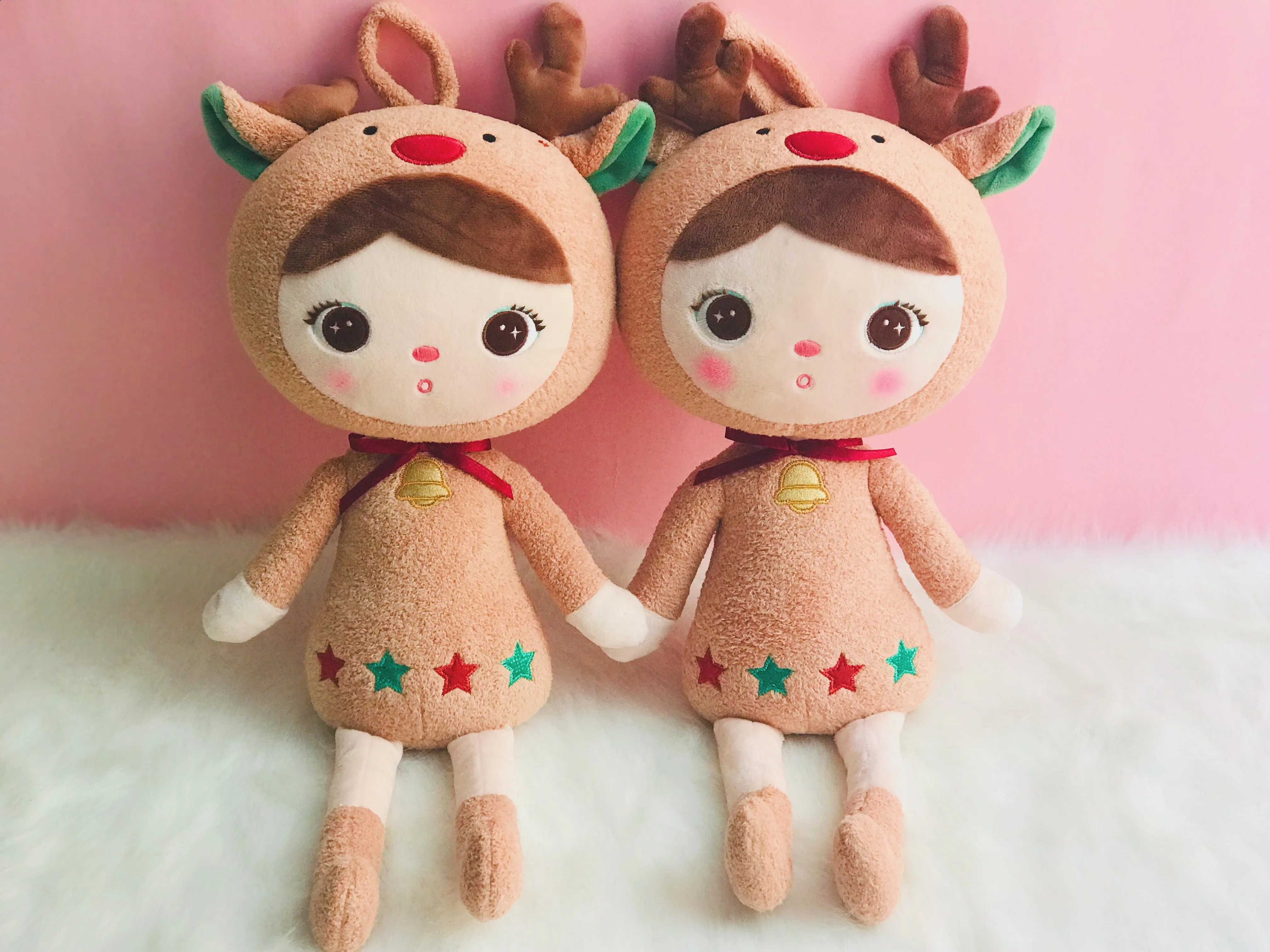 【Presale】плюшевые куклы игрушки для девочек мягкие малышей рождественские Keppel elk