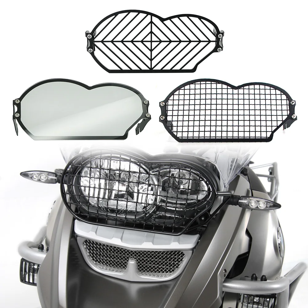 For BMW R 1200 GS R1200GS Adv R1200GS adventure 2004-2012 Motorcycle Headlight Head Light Guard Protector Cover Protection Grill motorcycle tank guard protection for bmw r1200gs adventure triple black premium abs 13 r1200gs adventure triple black abs 2012