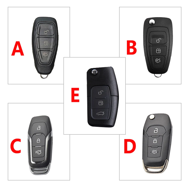 Чехол для ключа автомобиля чехол Ford Fiesta Focus 2 3 4 ST Mondeo MK3 MK4 Mustang Ranger Explorer Ecosport Kuga Escape