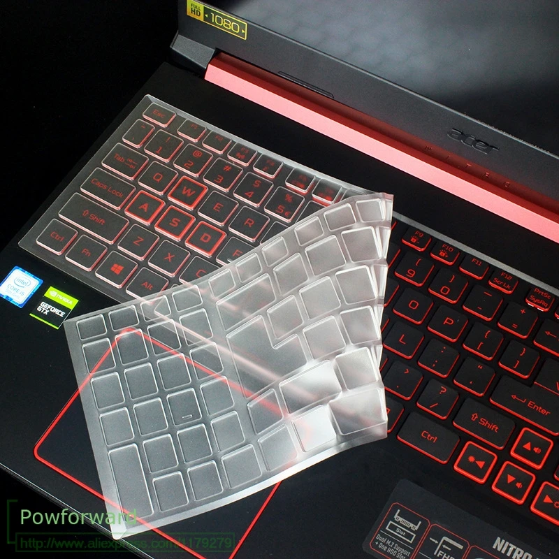 Для 15 6 дюймового игрового ноутбука Acer Predator Helios 300 Nitro 5 AN515 Aspire VX прозрачная