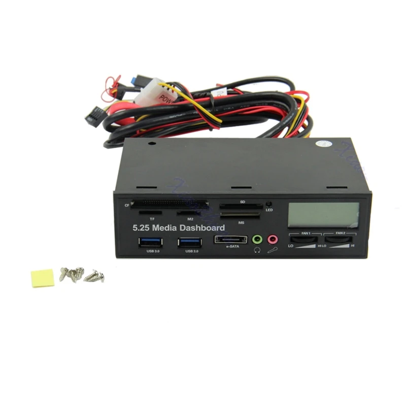 

NEW USB 3.0 All-in-1 5.25 Muiti-function Media Dashboard Front Panel Card Reader