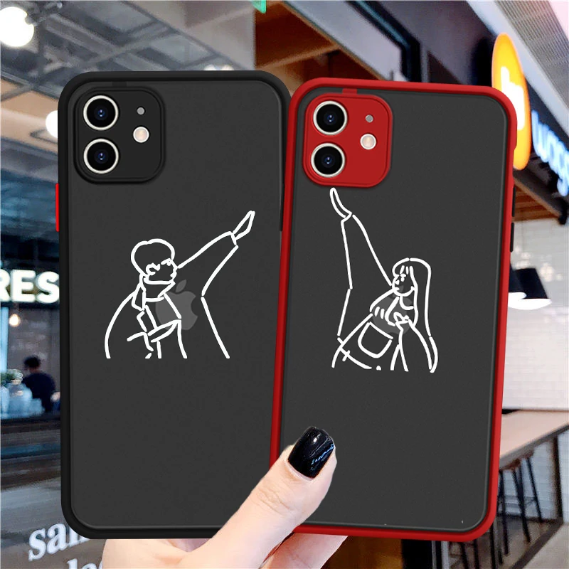 Забавный чехол для телефона GYKZ мальчиков и девочек iPhone 7 11 Pro XS MAX X SE 2020 XR 6 8Plus