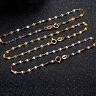 Браслет-цепочка женский из 18-каратного золота с губами