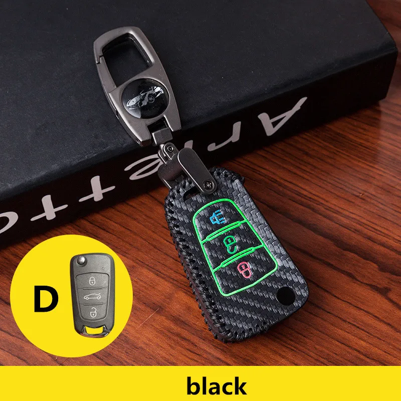Luminous Leather car key case cover For Haval Great Wall Wingle HAVAL H5 H6 keychain accessories Car Remote Key Case | Автомобили и