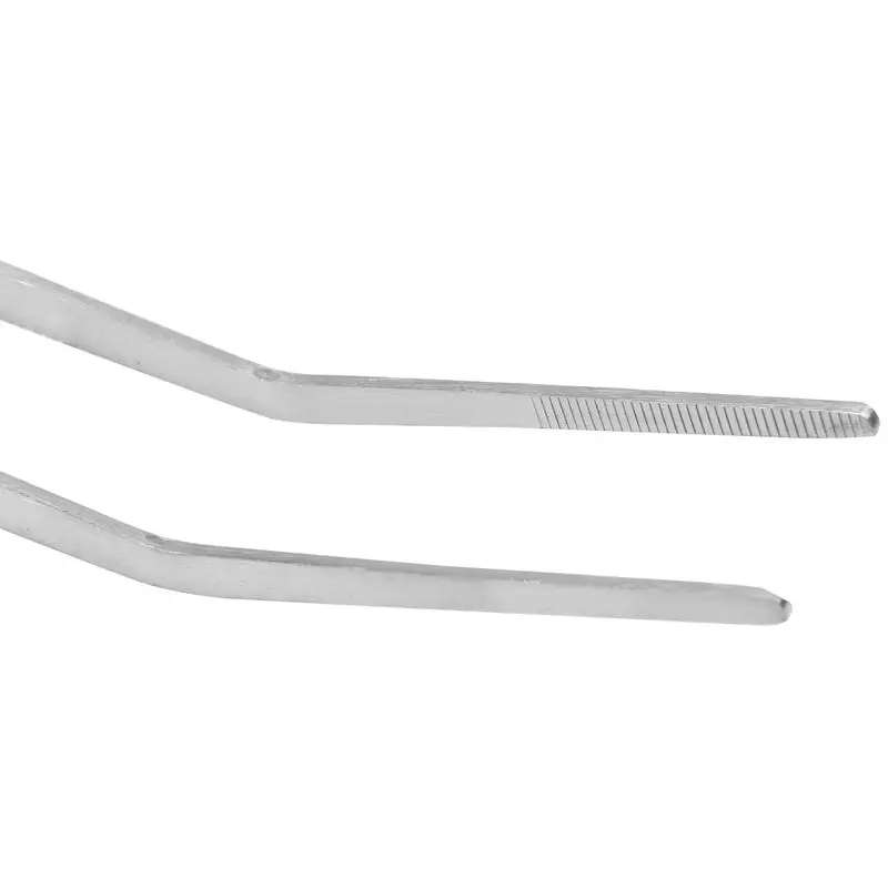 

18.9" Long Stainless Steel Curved Tweezer for Fish Tank Plants