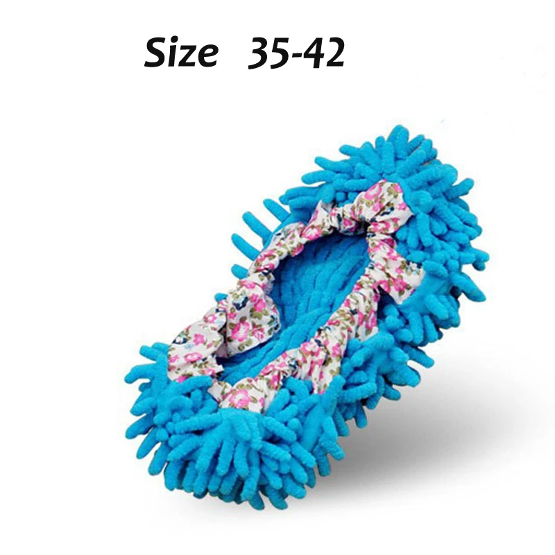 1 пара тапочек для очистки пыли Швабра мытья полов Тапочки Для Мытья Полов