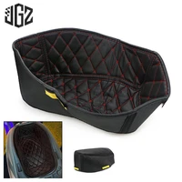 motorcycle nylon pu leather trunk liner interior inner pad seat bucket cover cushion luggage mat for peugeot django qp150t c
