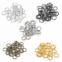 200500pcs 3 4 5 6 7 8 10 mm jump rings split rings connectors for diy jewelry finding making accessories wholesale supplies