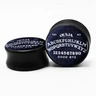 Тоннели для ушей Ouija, 2 шт.лот, с логотипом