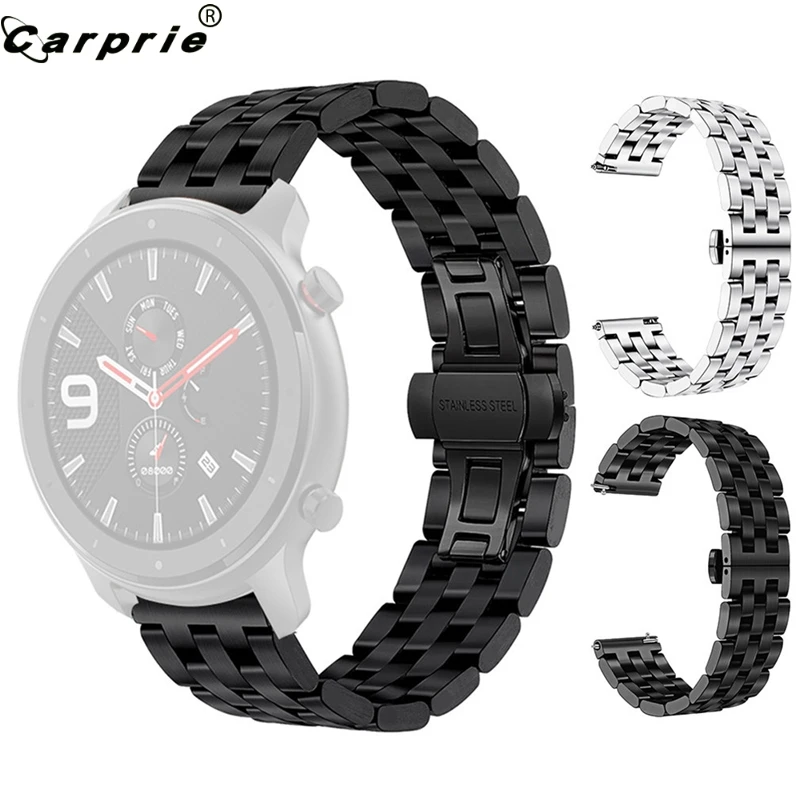 1 шт. сменный ремешок из нержавеющей стали для смарт-часов AMAZFIT GTR 47 мм |