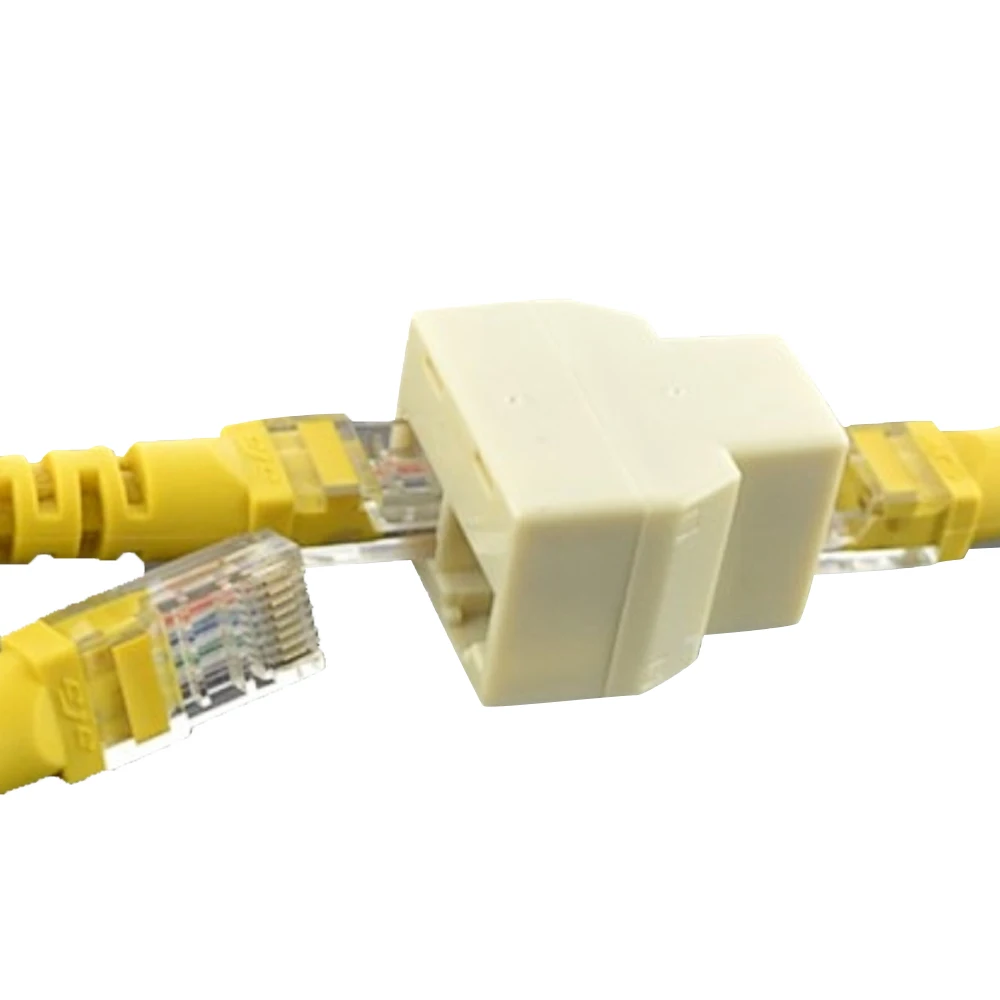 VONETS 5 шт. Ethernet RJ45 1 RJ 45 Женский до 2 сетевой LAN сплиттер адаптер Соединительный - Фото №1