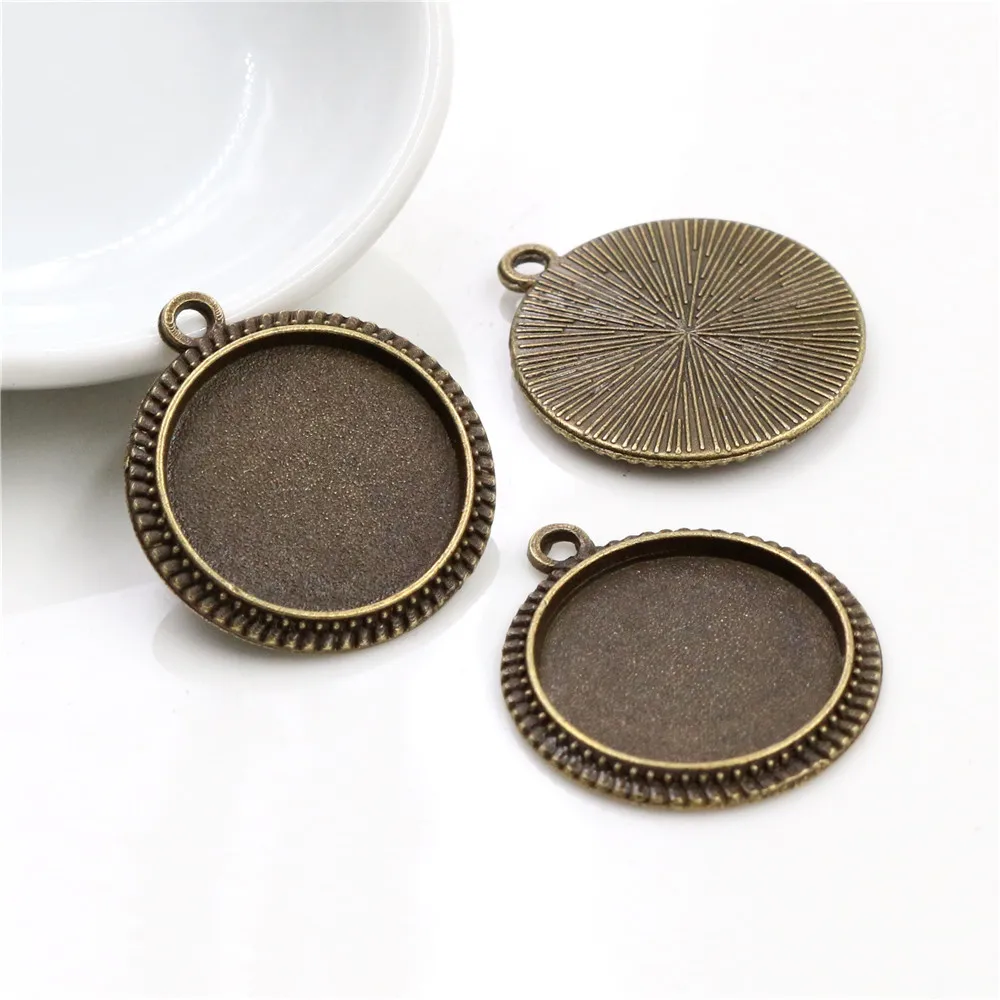20 шт 16 мм Внутренний размер античная бронза и Посеребренная простой стиль