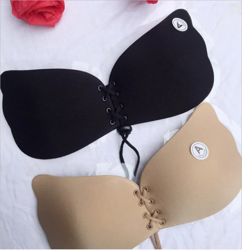 Женский невидимый бюстгальтер без бретелек для груди девушек Силиконовые