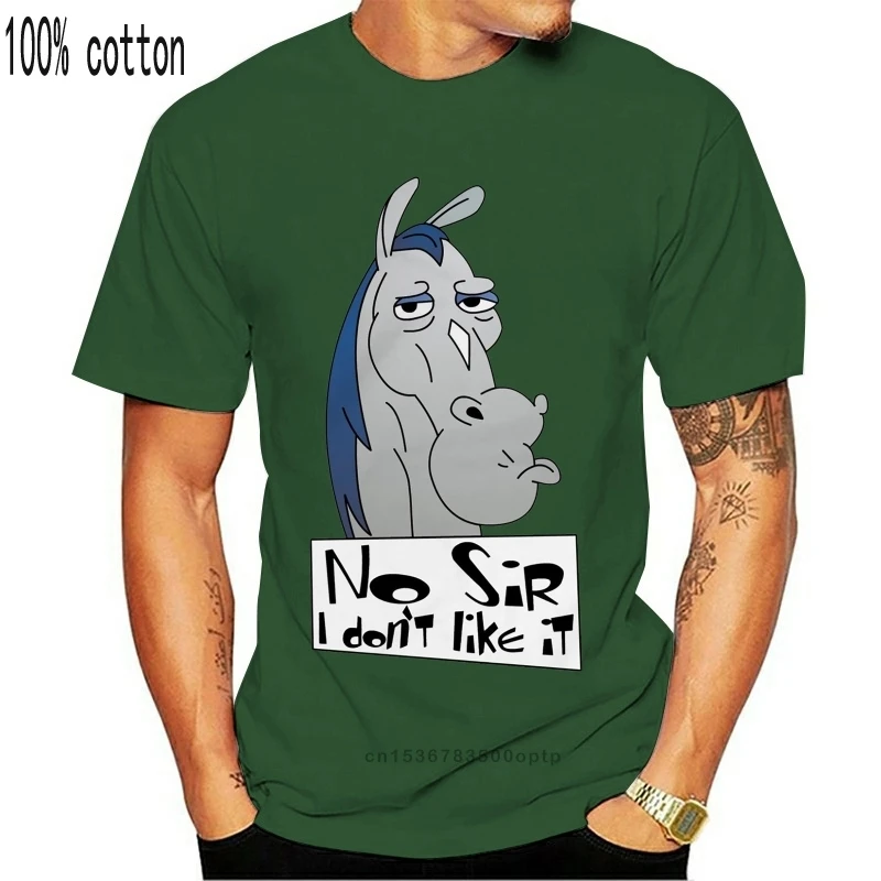 Забавная Мужская футболка NO SIR I Not LIKE IT REN AND STIMPY из 100% хлопка 2020 модная дешевые