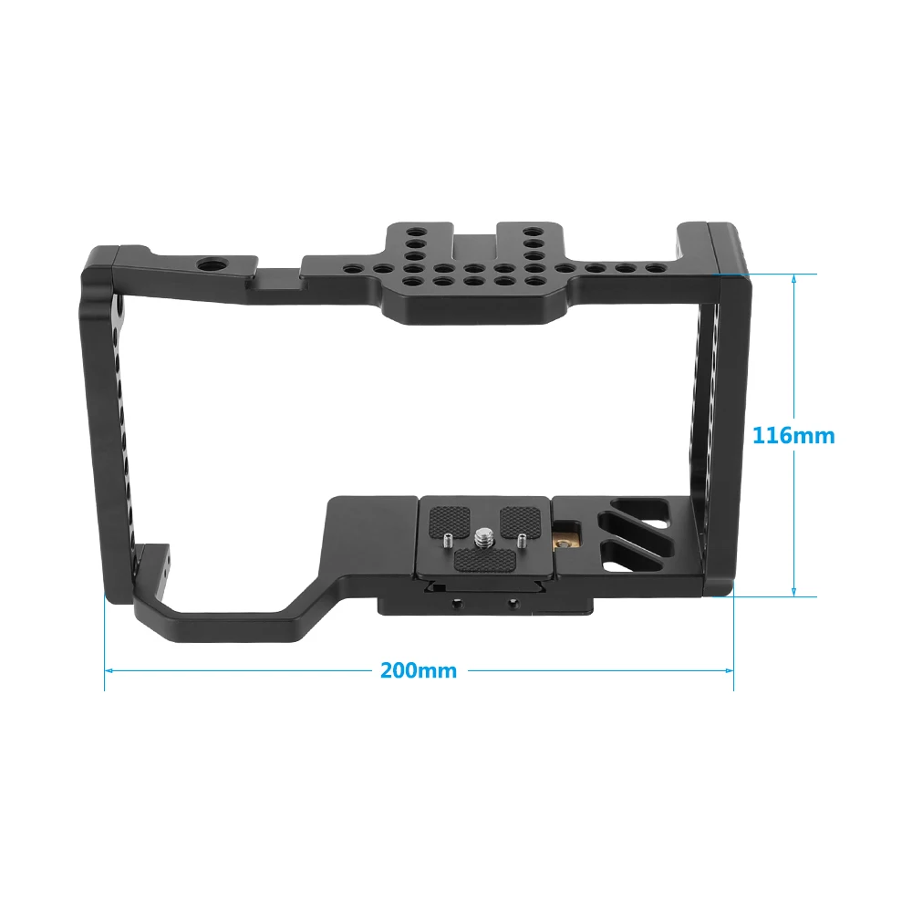 

HDRiG Camera Cage BMPCC 4K 6K For Black Magic Pocket Cinema Camera 4K 6k With QR Mounting Plate Dslr Cage Photo Studio Accessory