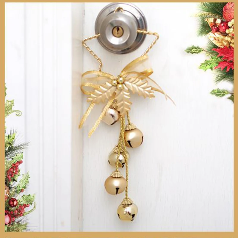 

Новые рождественские украшения, колокольчики, разные цвета, дверной кулон