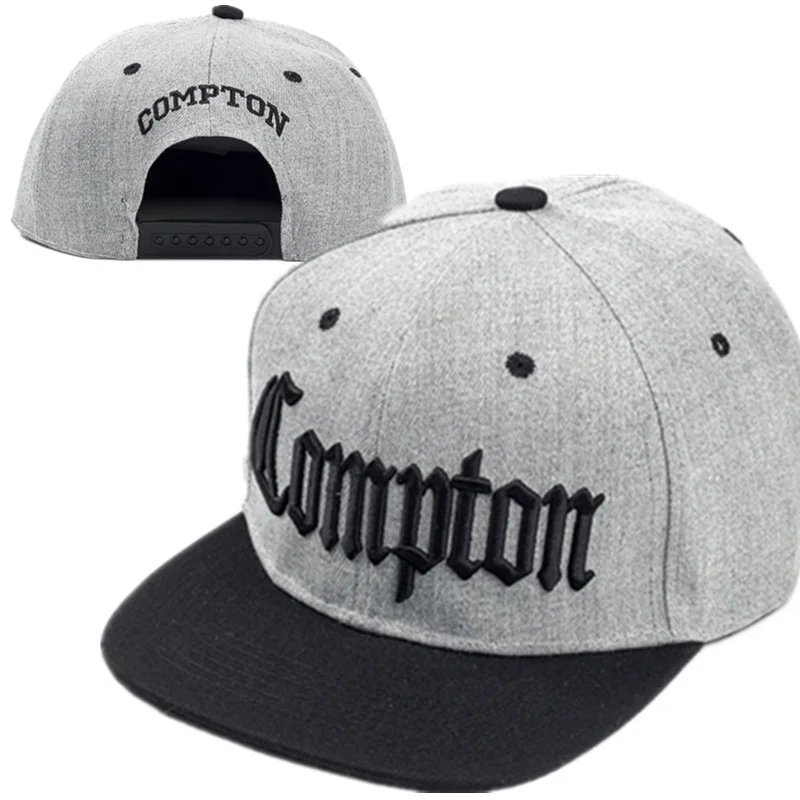 High Quality new COMPTON embroidery Baseball Cap Hip Hop Snapback caps flat fashion sport Hat For Unisex Adjustable dad hats