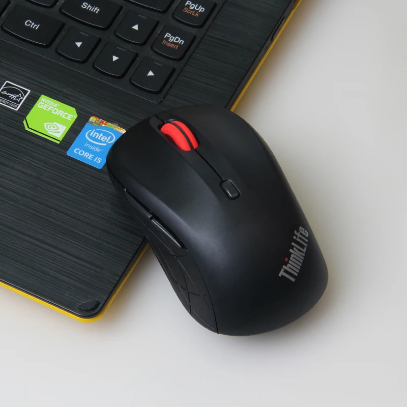 Мышь Компьютерная LENOVO Thinklife WLM200 Беспроводная Бесшумная 2 4 dpi ГГц | Компьютеры и