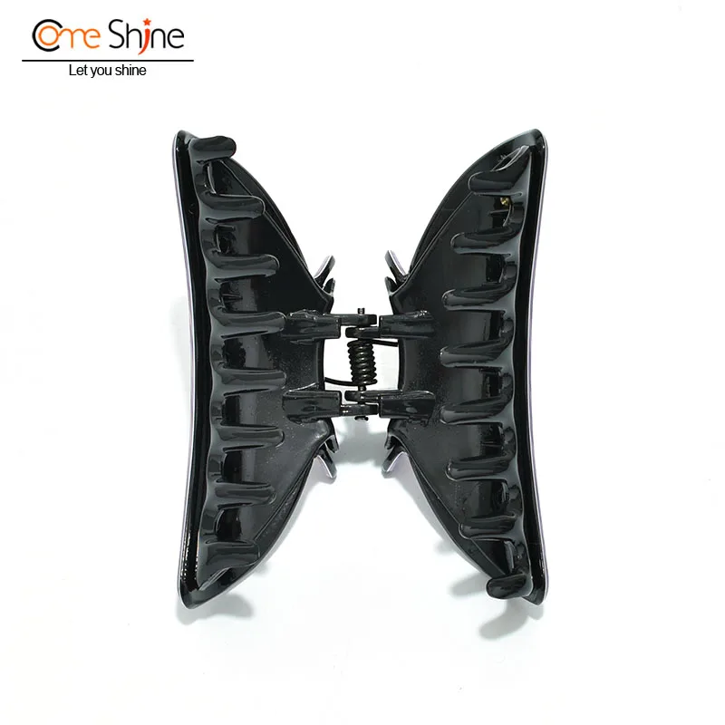 

9cm Mirror Acrylic Large Size Hair Claws Clips Elegant Flower Print Hairpins Headwear Hair Accessories for Women Come Shine