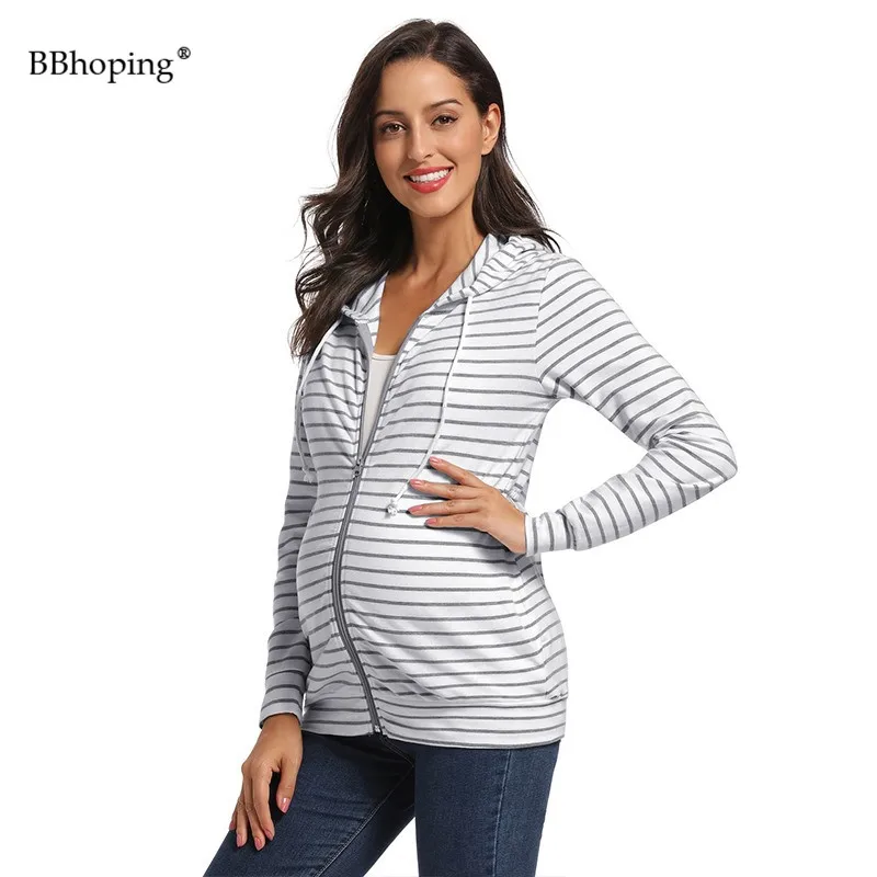 Женская одежда для беременных махровая толстовка с длинными рукавами и