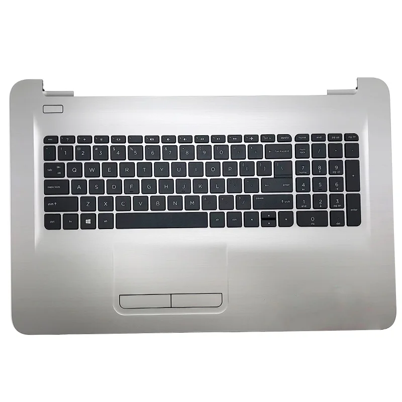 NEW Laptop Palmrest Upper Case US Backlit Keyboard Touchpad For HP 17-X 17T-X 17-Y 17Z-Y 17-AY Silver Black White