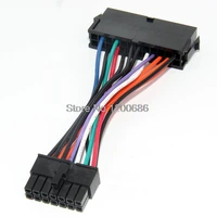 18awg 10cm 30cm 24pin 24p to 14pin 14p power supply cable cord wire harness