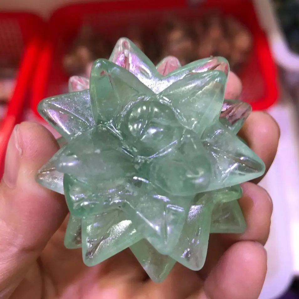 

Натуральные Прозрачные минералы, розовый кварц, флюорит, авантюрин, кристалл, резные растения-суккуленты, фигурки цветов, Оригинальные милы...