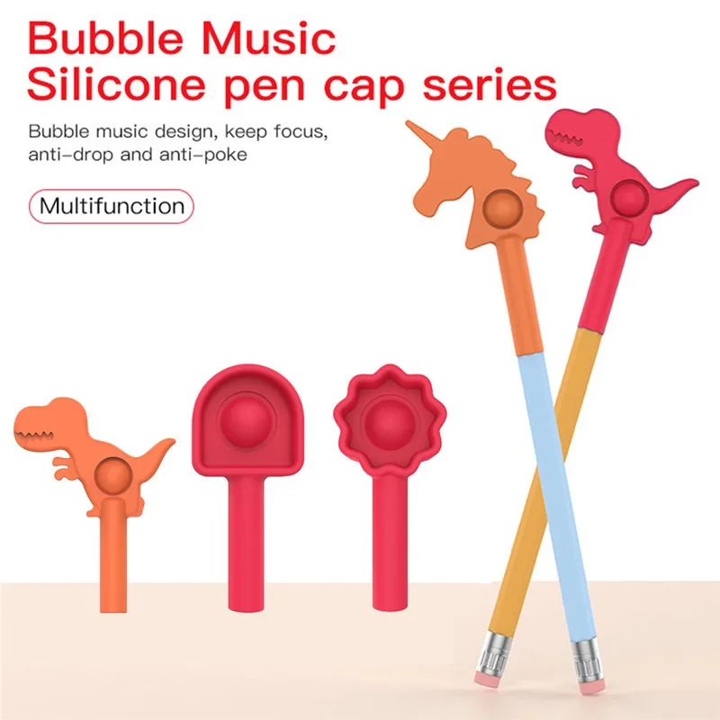 

Pen Push Bubble Fidget Reliver Stress Toys Bubble Soft Squishy Anti-Stress Toy Children Antistress Box Gifts Toy